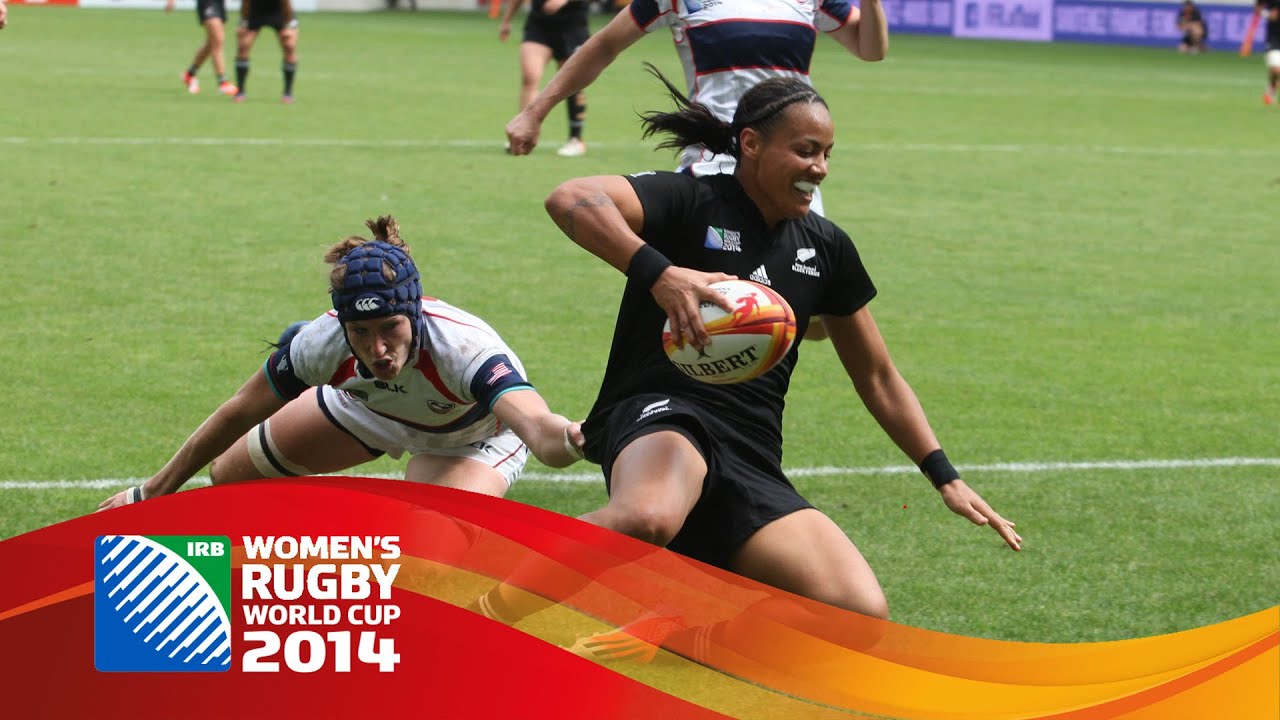 Top tries from Women's Rugby World Cup 2014 final round