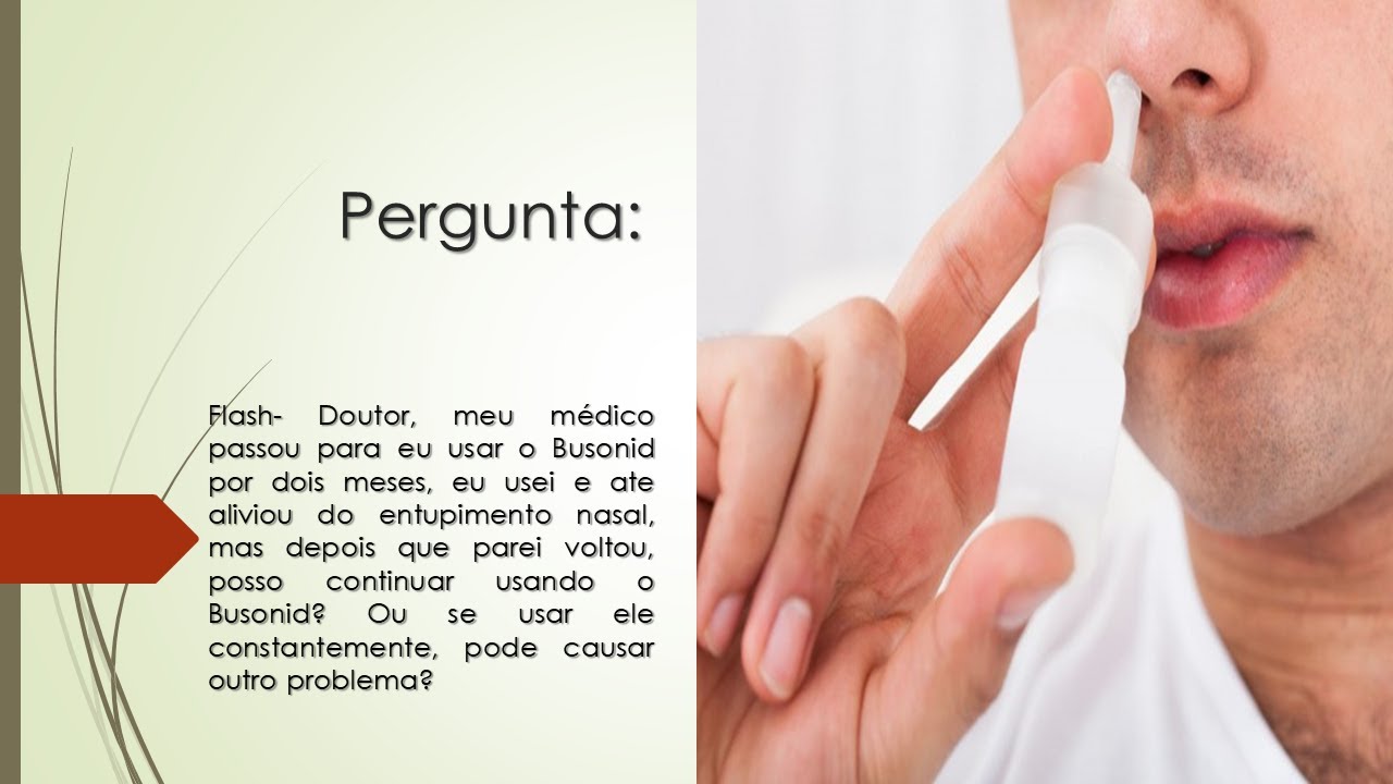 Uso constante do Busonid pode causar algum problema?