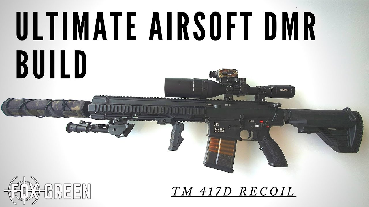 ULTIMATE Airsoft DMR Build (Tokyo Marui 417 Recoil)
