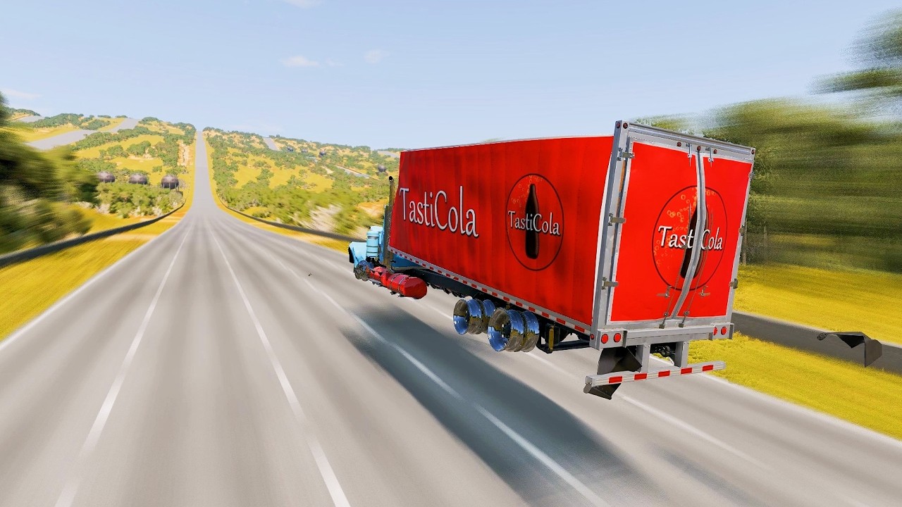 Instant 1200 MPH Blast: Which BeamNG Car Survives the Farthest?! #2