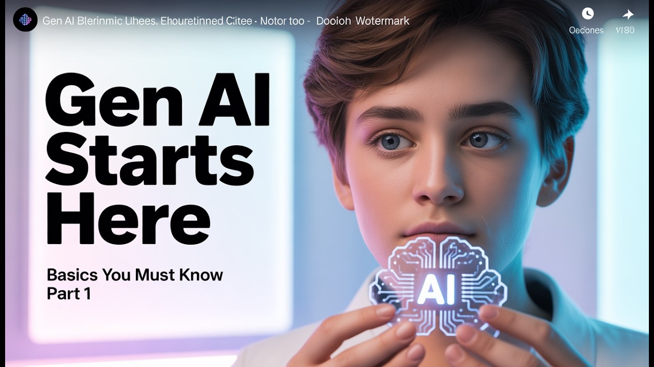 Gen AI Basics Explained | Start Your AI Journey the Right Way (Part 1)