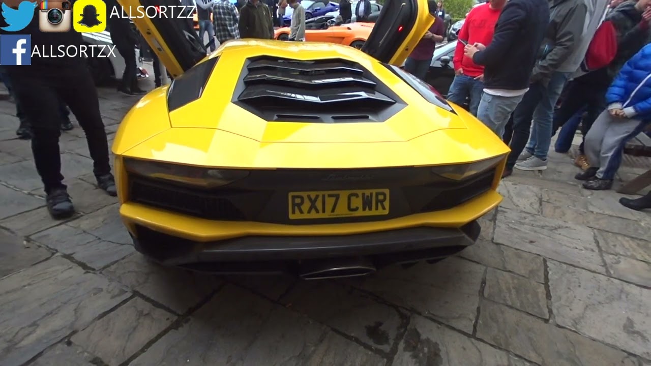 Lamborghini Aventador Start Up & Rev's: The Best SUPERCAR Sound!! Charity Event