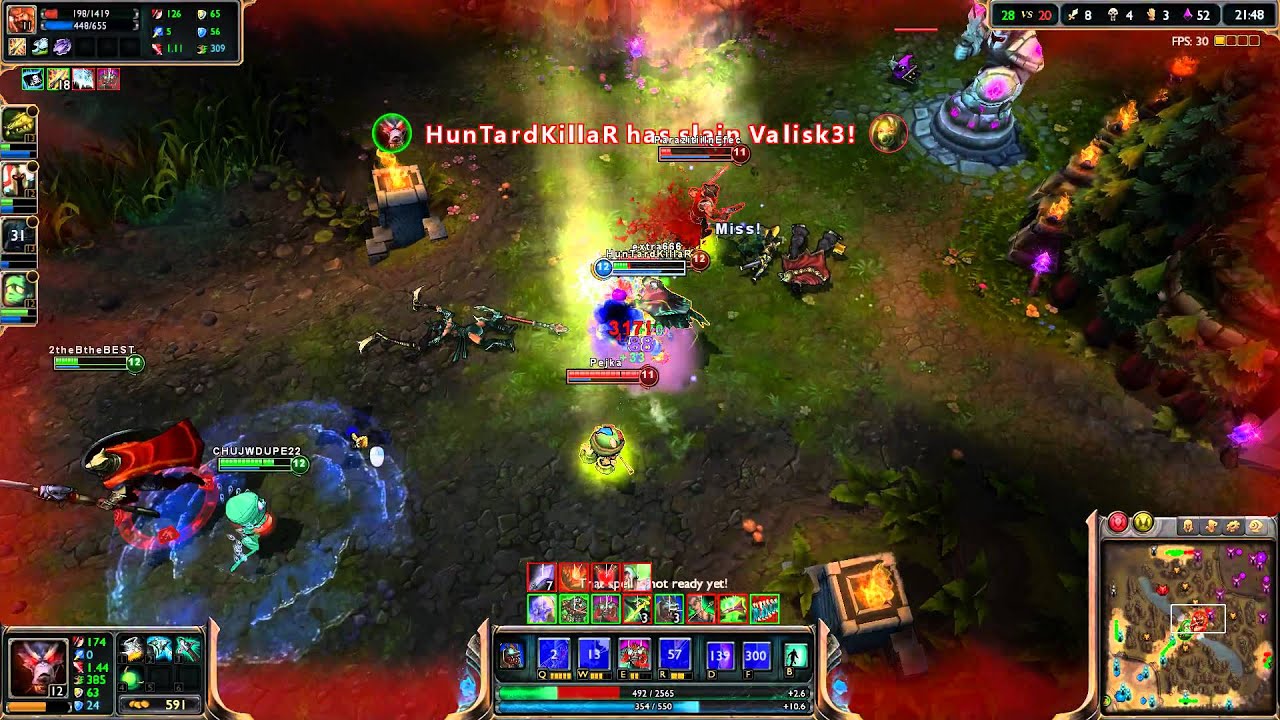 League of Legends-Warwick Tank carry!