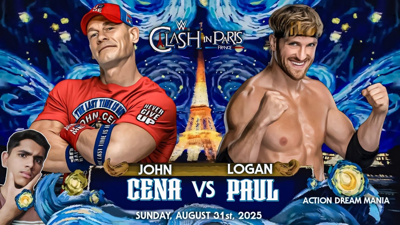 Прогнозы на матч WWE Clash In Paris | Clash 2025 Джон Сина против Логана Пола | Action Dream Mania