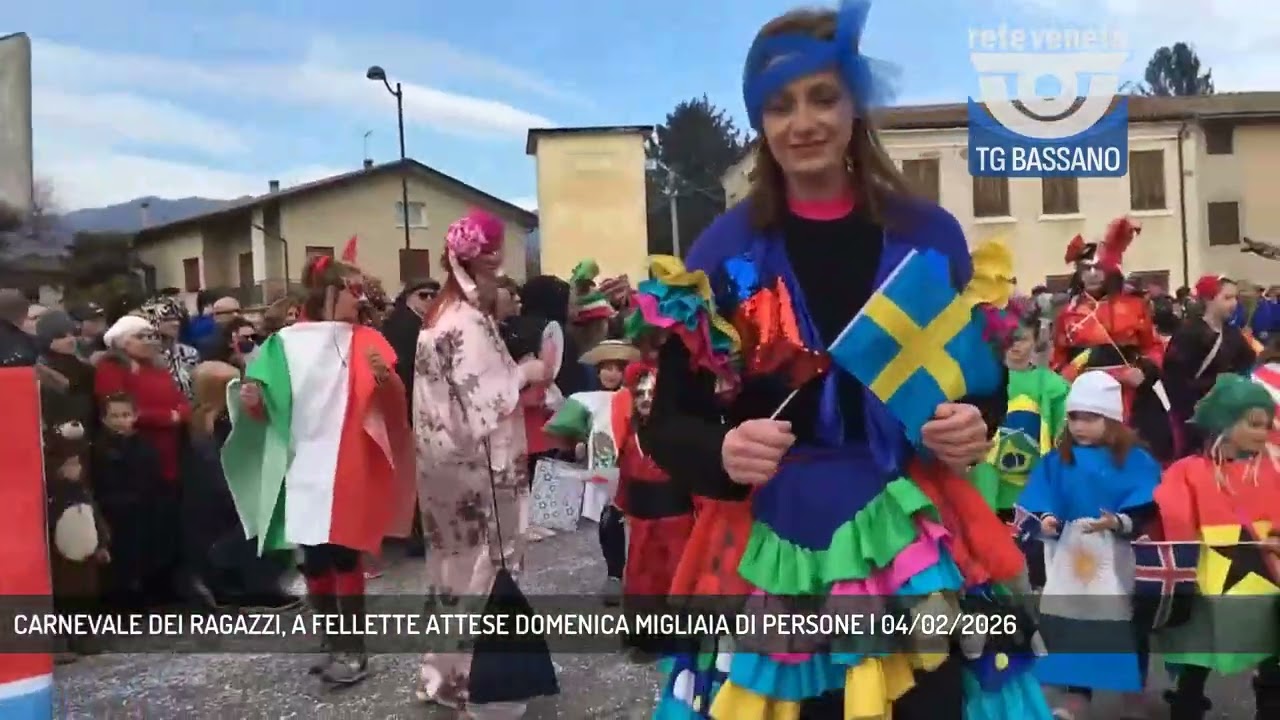 CARNEVALE DEI RAGAZZI, A FELLETTE ATTESE DOMENICA MIGLIAIA DI PERSONE | 04/02/2026