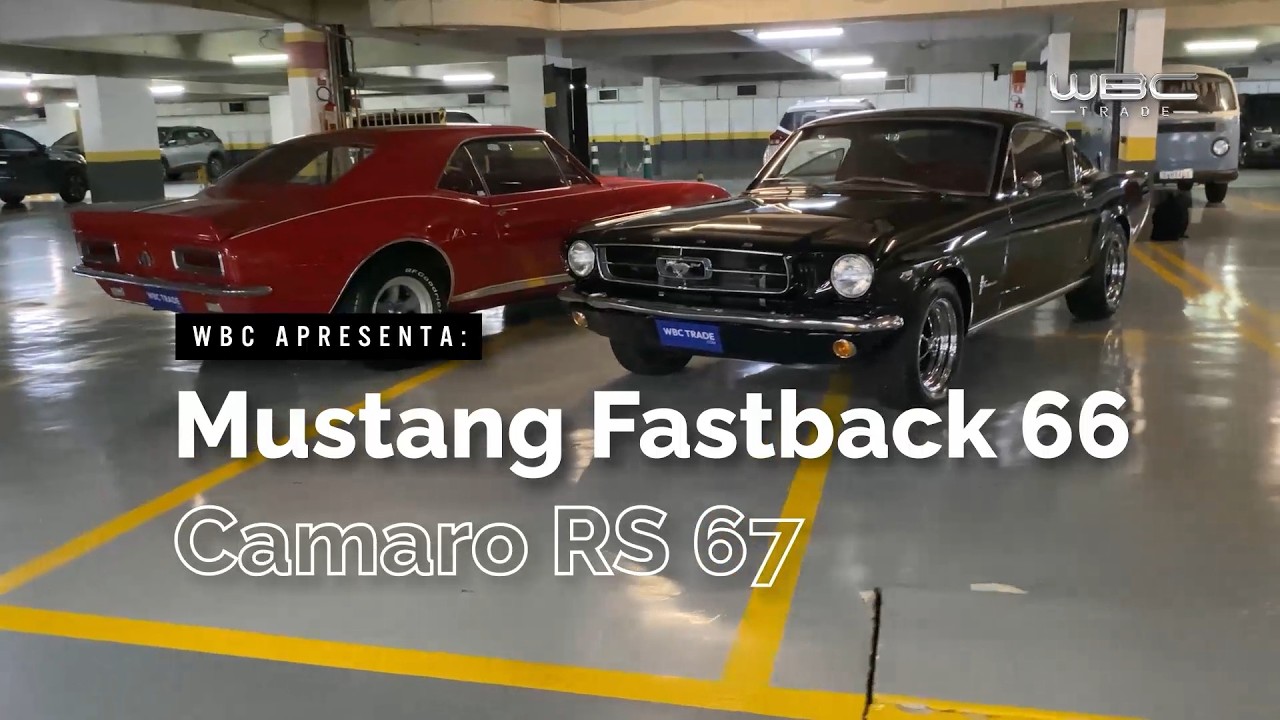 Mustang Fastback 1966 x Camaro RS 1967
