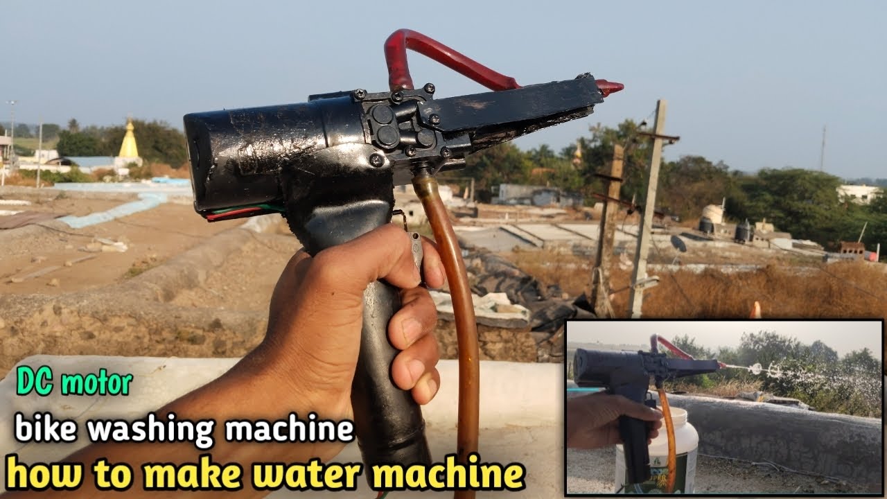 How to Make Bike Washing Machine at Home | DIY Water Pressure Cleaner