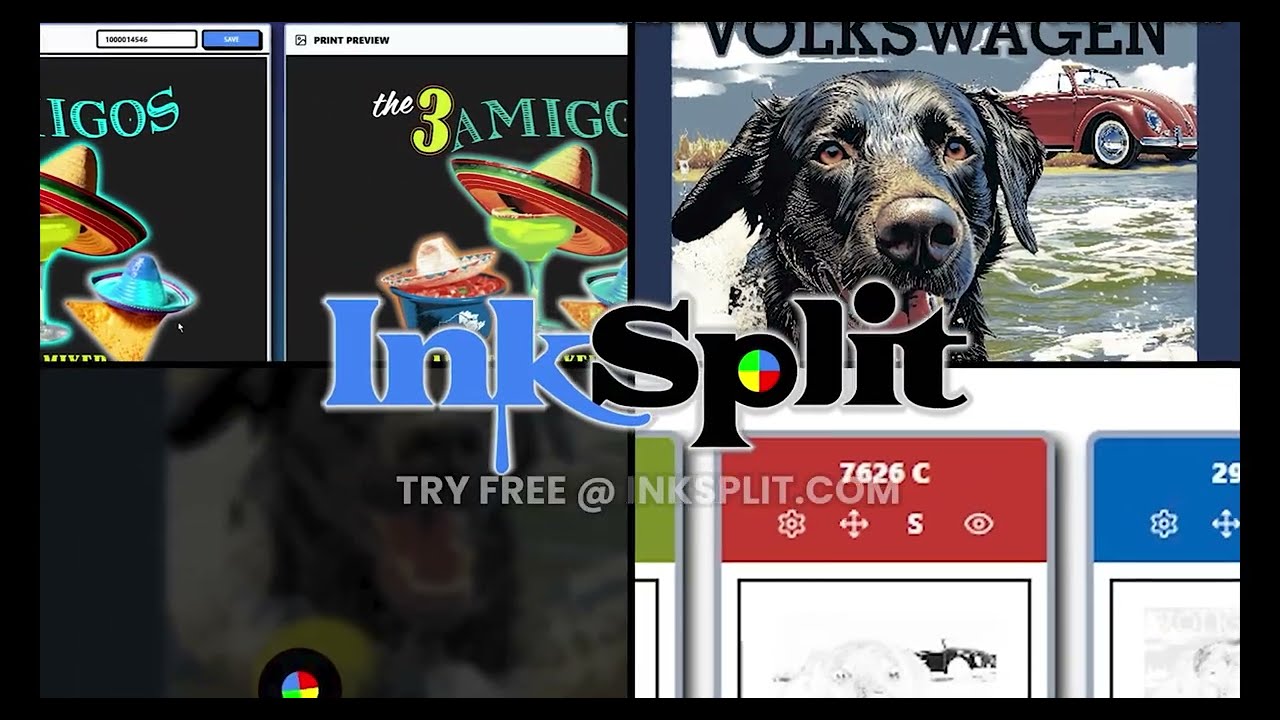 Color Separation Software for Screen Printing – InkSplit Online Separation Suite
