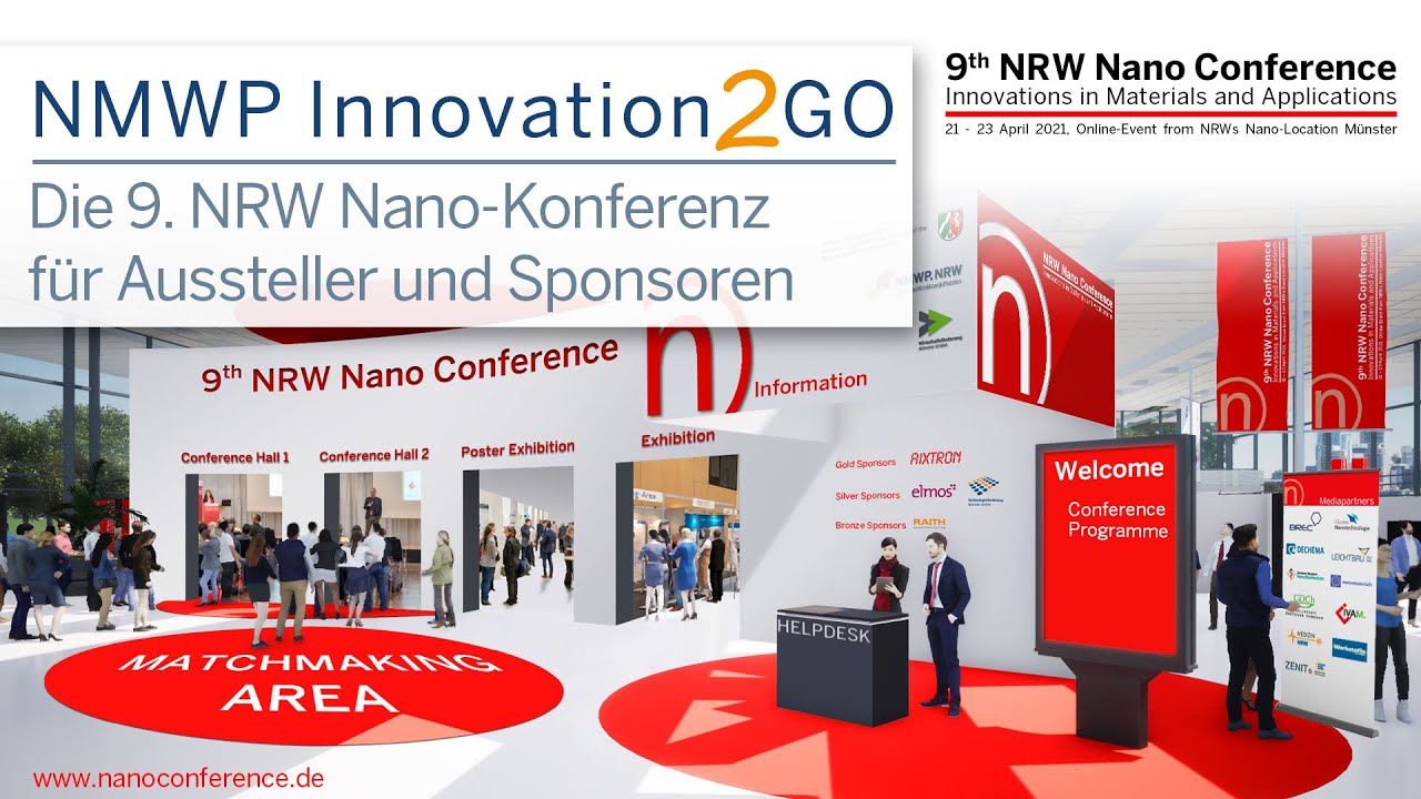 NMWP Innovation2GO WebTalk „Die 9. NRW Nano-Konferenz für Aussteller und Sponsoren“