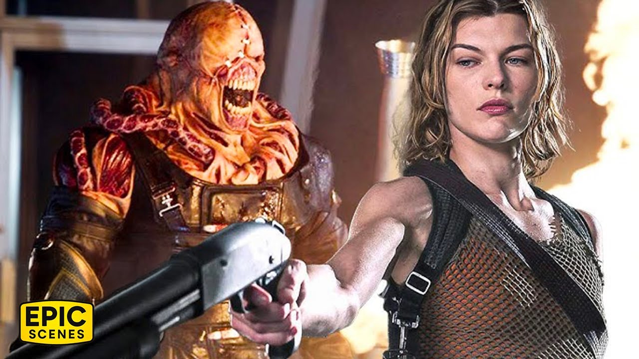 Alice Shows No Mercy To The Dangerous Licker - Resident Evil Apocalypse