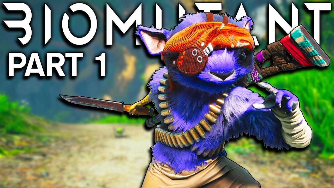 Starting Out Fresh in a GORGEOUS NEW WORLD! | Biomutant Walkthrough Gameplay Part 1