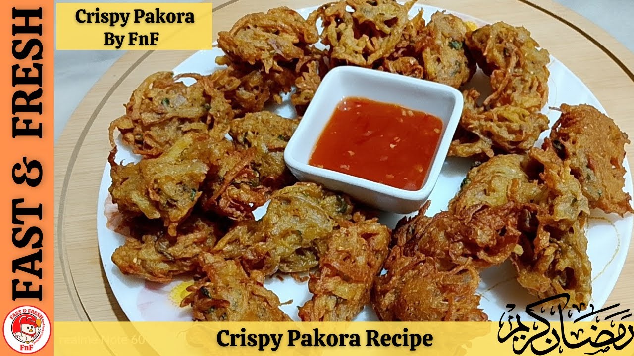 Crispy Onion Pakora | Crispy And Crunchy Pakora Recipe | by Fast and Fresh