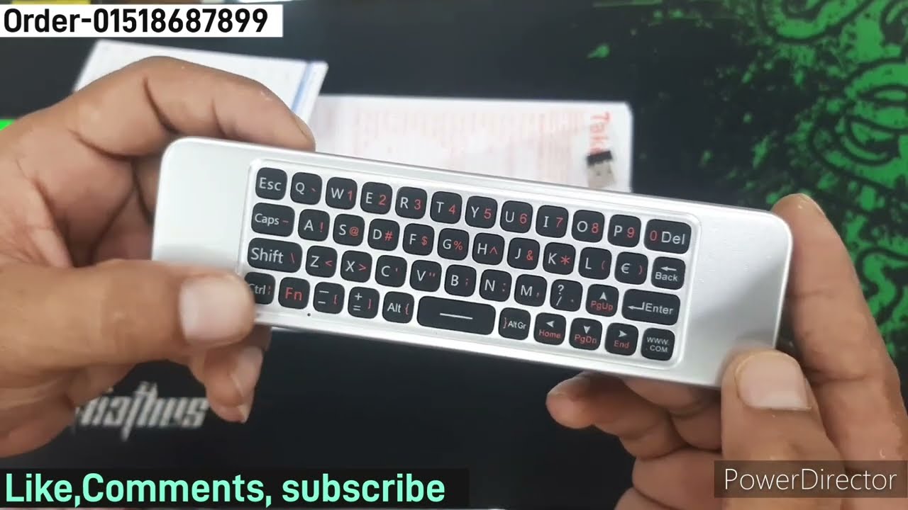 W3 Air Mouse Voice Control with Keyboard Rechargeable Review