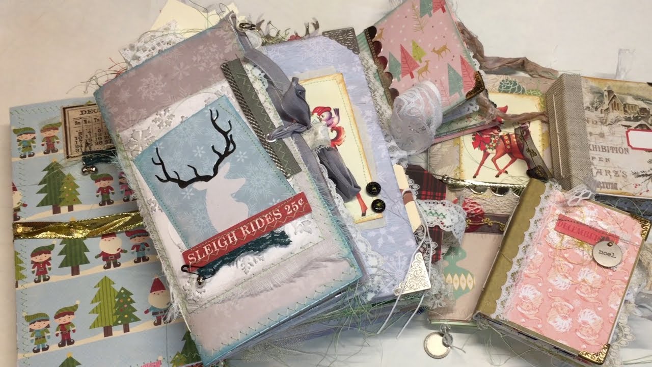 Xmas in July Junk Journals // | I'm A Cool Mom