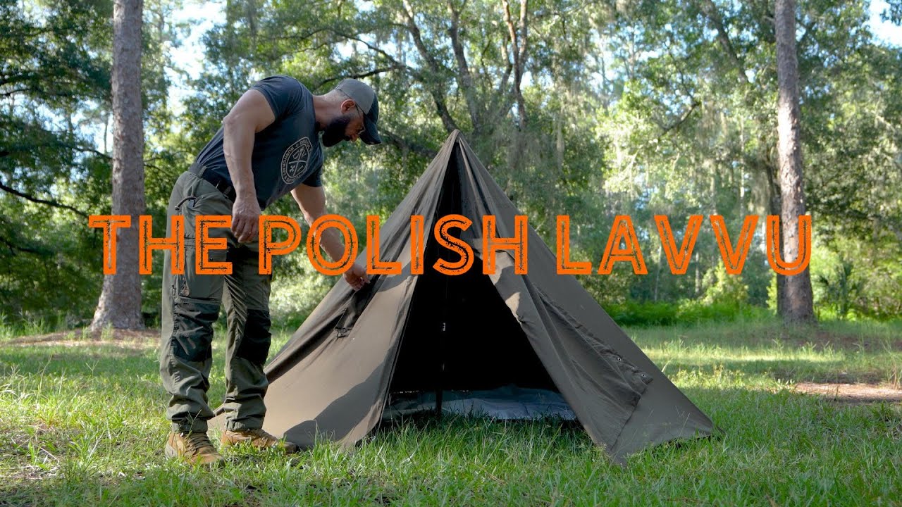 Polish Army Lavvu Tent Setup & Review | Best Military Surplus Shelter Bushcraft & Survival Camping