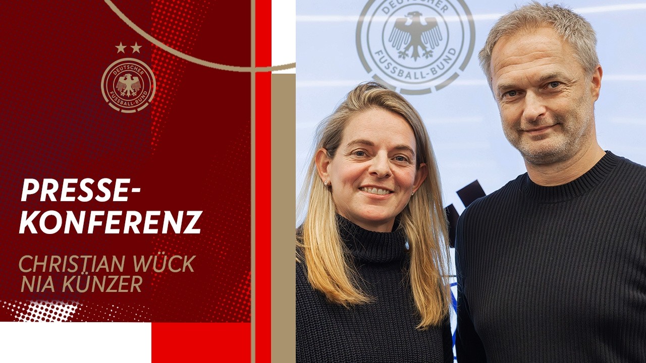 Pressekonferenz mit Bundestrainer Christian Wück & DFB-Sportdirektorin Nia Künzer