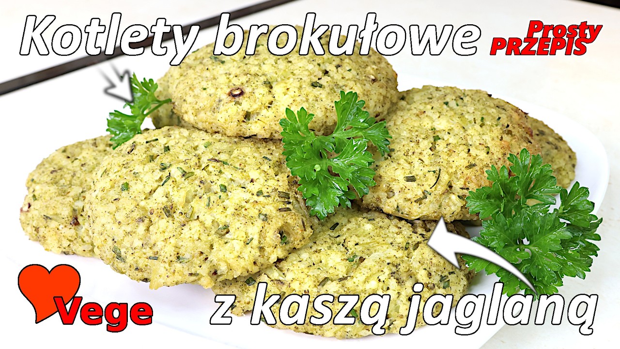 Jak zrobić KOTLETY BROKUŁOWE z kaszą jaglaną❓ Przepis na kotlety WARZYWNE