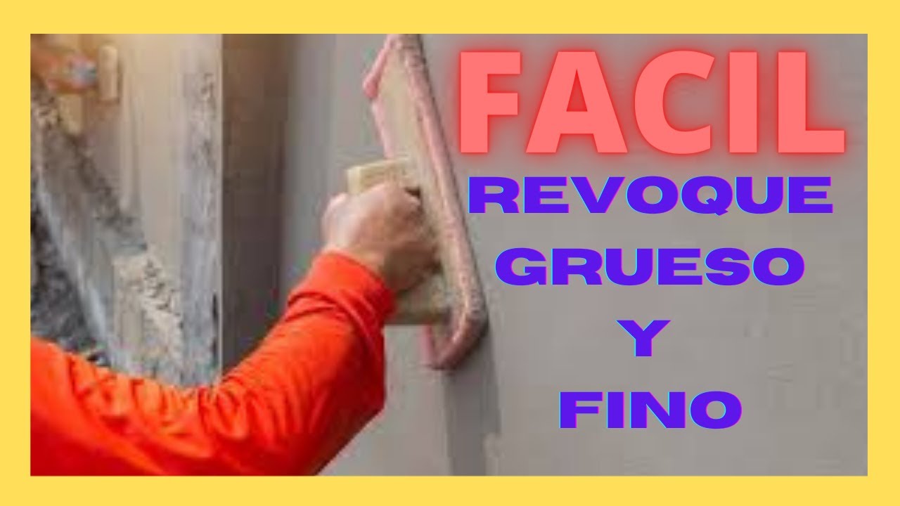 COMO PREPARAR FACIL LA MEZCLA PARA REVOQUE GRUESO Y REVOQUE FINO