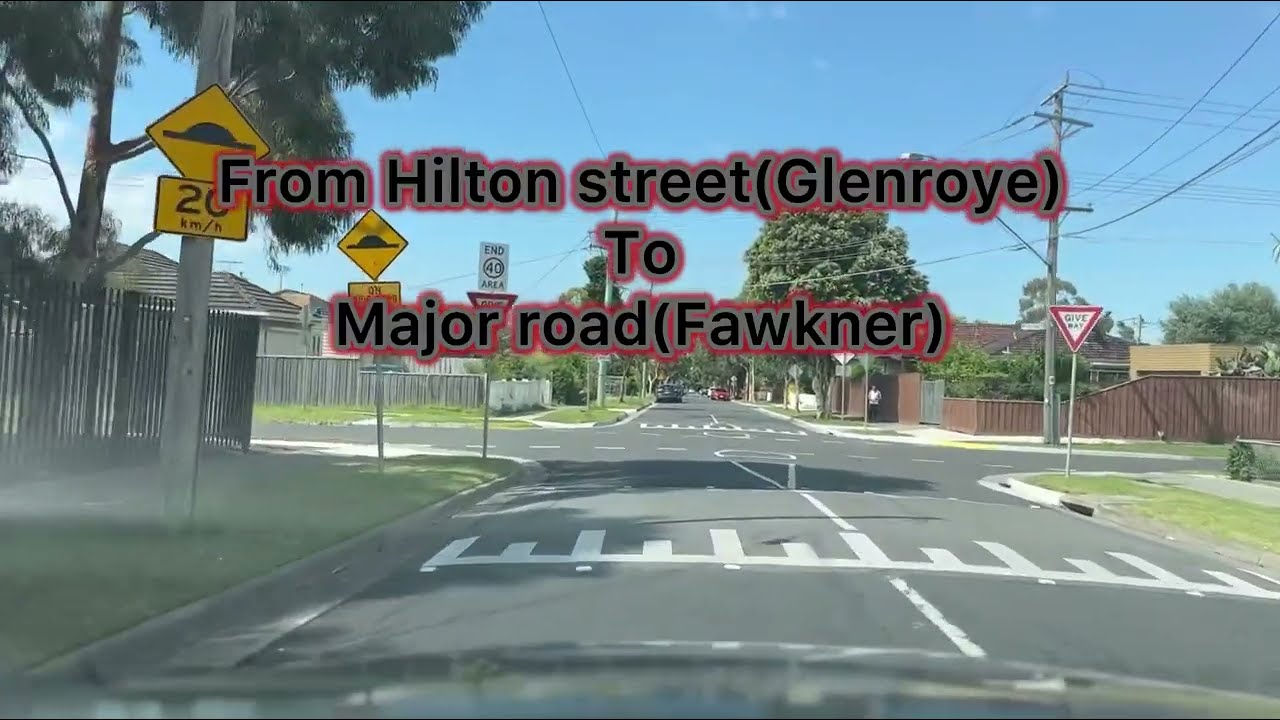 Street Drive | Glenroy to Fawkner| Beautiful Weather #australianature#driveinaustralia#subscrib