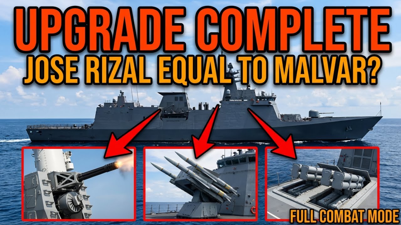 Philippine Navy Finally Arms Jose Rizal-Class Frigates with Major Weapons Upgrade