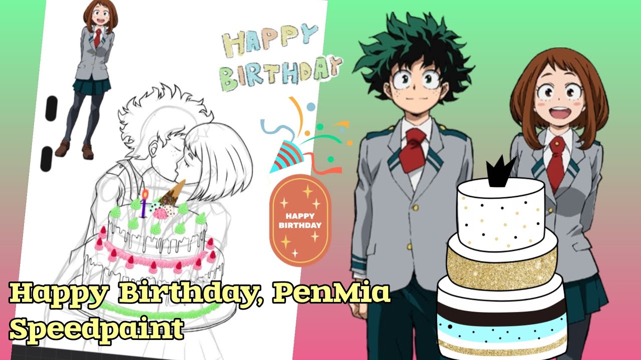 Speedpaint- Happy Birthday, PenMia 