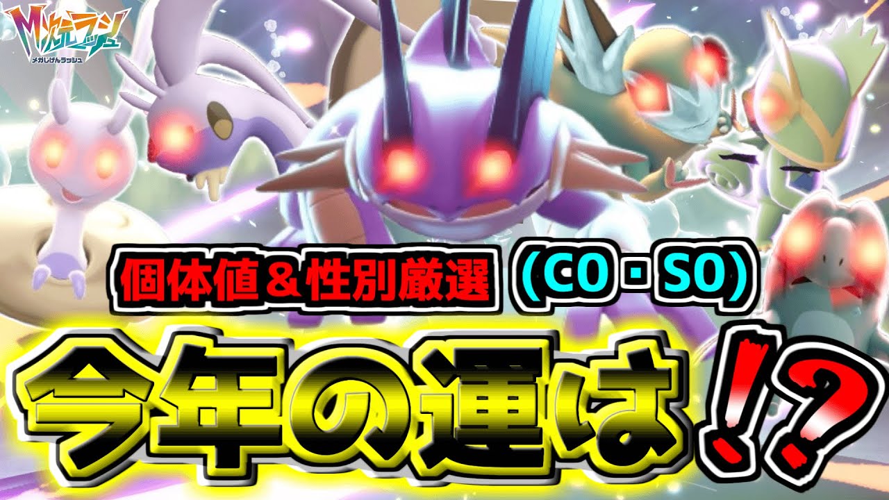 新年初色オヤブンの個体値&性別厳選！！『ラグラージ』『セビエ』『カクレオン』『ヒスイヌメイル』の運命の性格なーんだ！【Pokémon LEGENDS Z-A】