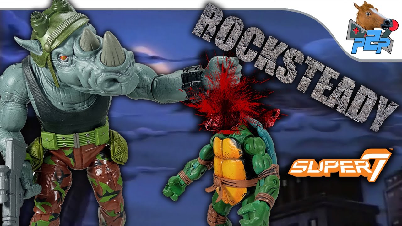 &iexcl;&iexcl;&iexcl; Roconudo !!!🦏 ROCKSTEADY 🦏 TMNT Super 7 -review-