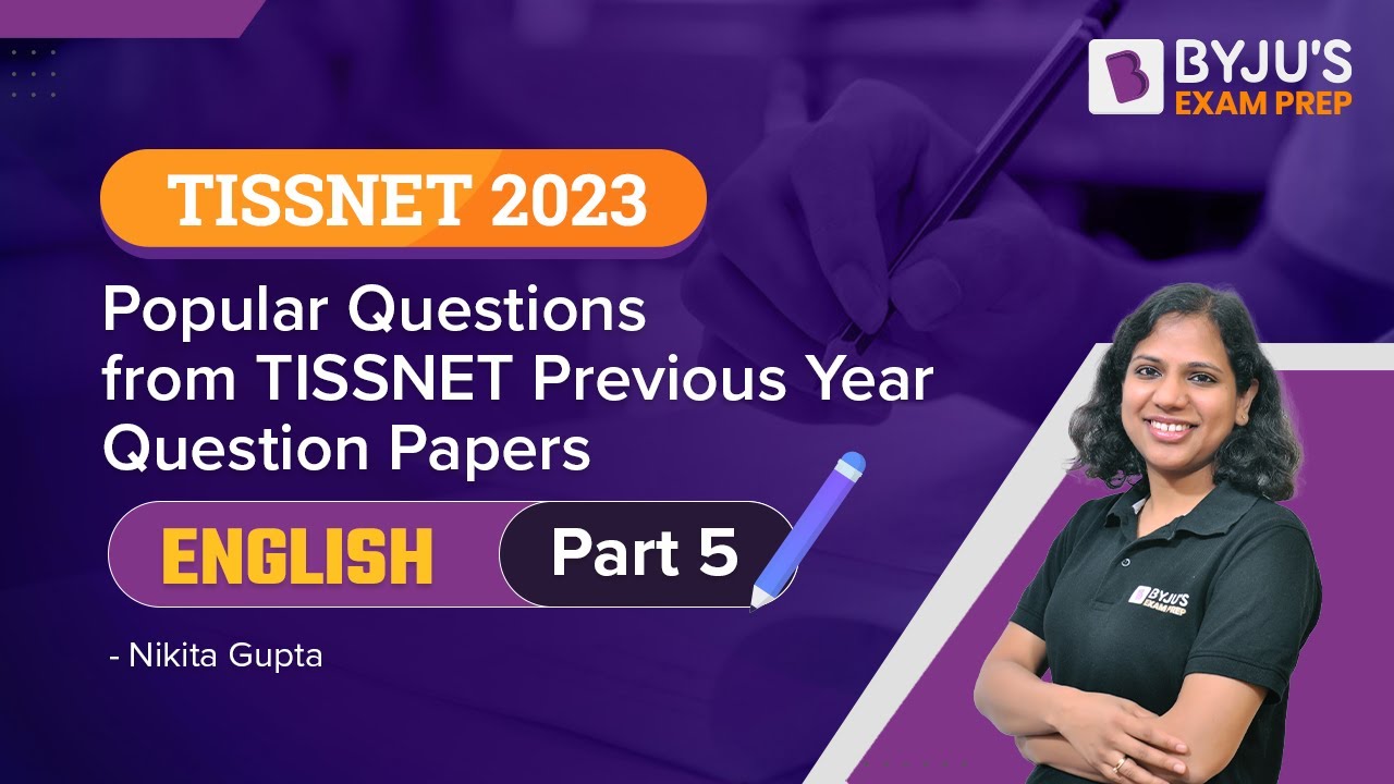 TISSNET 2023 | Popular Questions from TISSNET Previous Year Papers - English | Part-5 | BYJU'S CAT