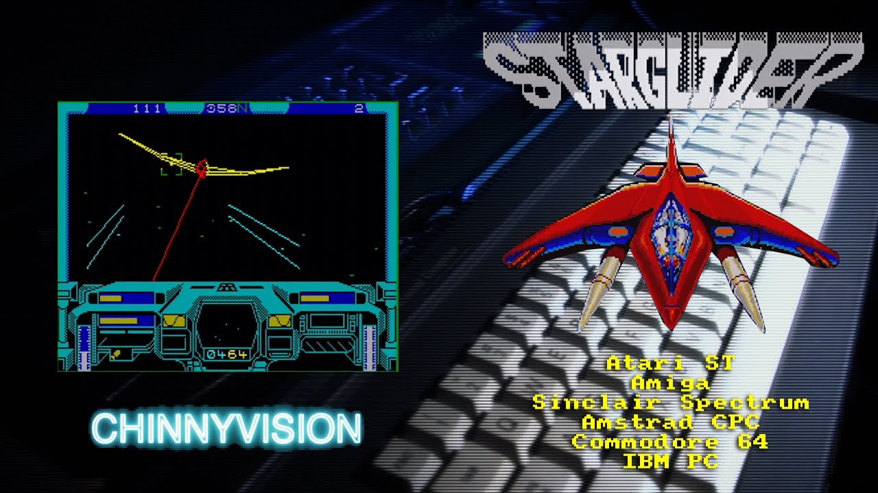 ChinnyVision - Эпизод 387 - Starglider - Atari ST, Amiga, Spectrum, CPC, C64, PC