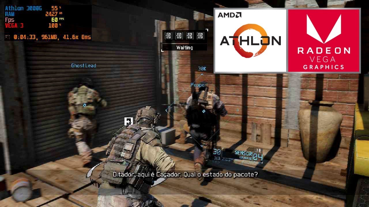 Ghost Recon Future Soldier - Athlon 3000g + Vega 3