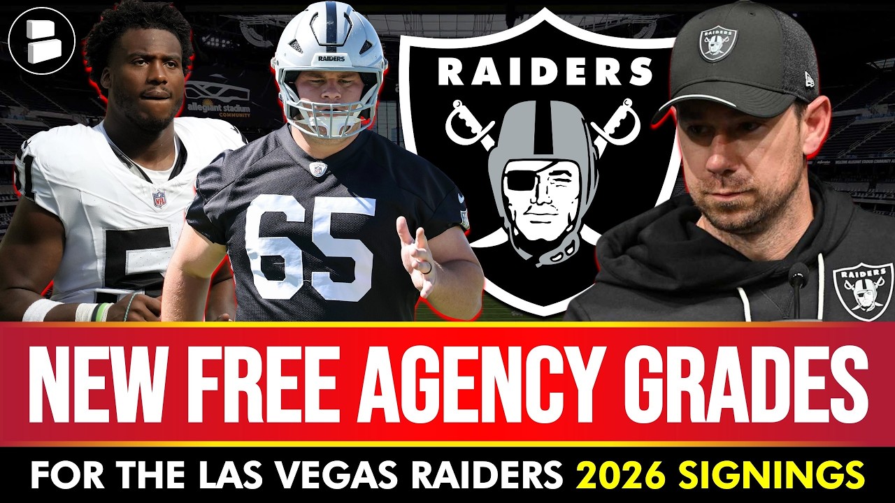 NEW Raiders NFL Free Agency Grades After Full Offseason, Preseason & Roster Cuts