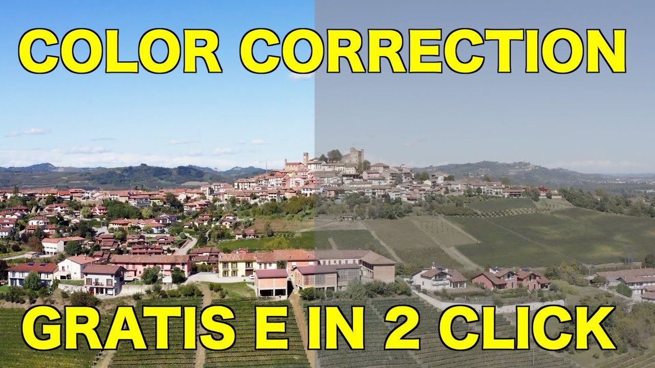 COLOR CORRECTION GRATIS SENZA LUT E IN 2 CLICK CON DAVINCI RESOLVE