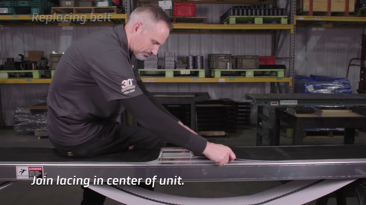 Replacing Belt & Replacing Head and Tail Ends | Rapid-Veyor Tutorial