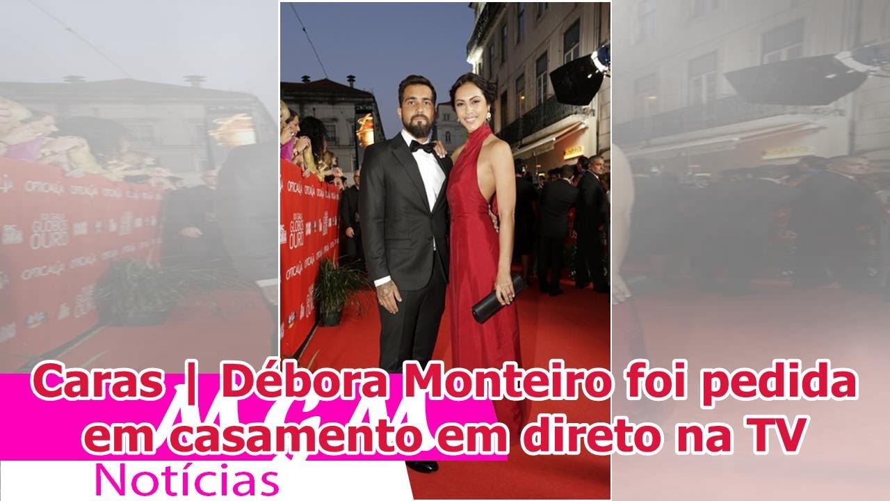 Caras | Débora Monteiro foi pedida em casamento em direto na TV