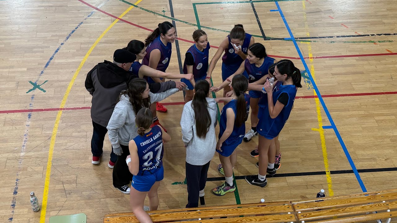 J9 Sta. María Pilar 49-42 Loyola Aranjuez Muelacar 10-01-26 Madrid. Junior femenino 