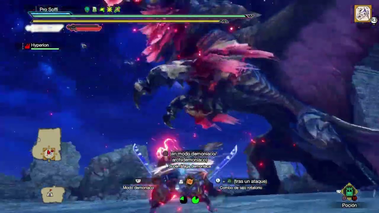 Malzeno primordial tiene un combate...Trambolico (hay que saber pegarr y esquivarr)