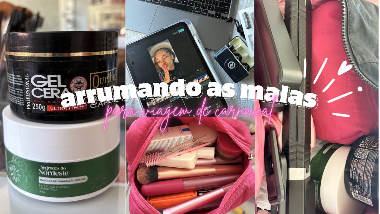 ARRUMANDO A MALA PARA VIAJAR!! | organização & correria pré viagem 