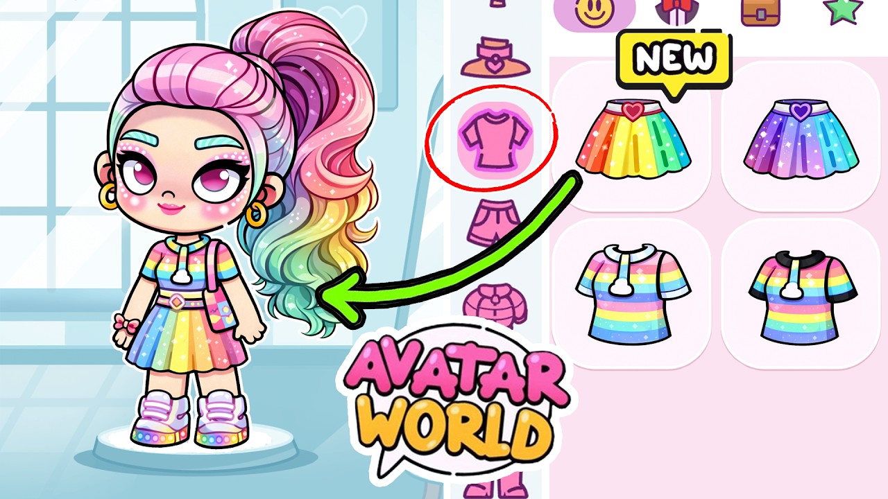 🌈 NEW RAINBOW HUNTRIX RUMI OUTFIT! UNLOCK SECRET COLLECTION in Avatar World 😱 PAZU
