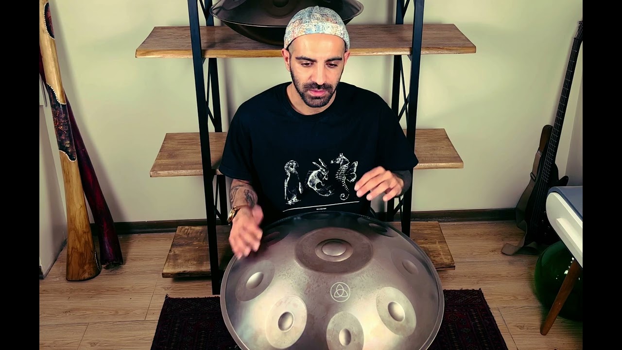 آموزش اکوردها و ارپژ  برای هنگدرام / handpan chord and arp