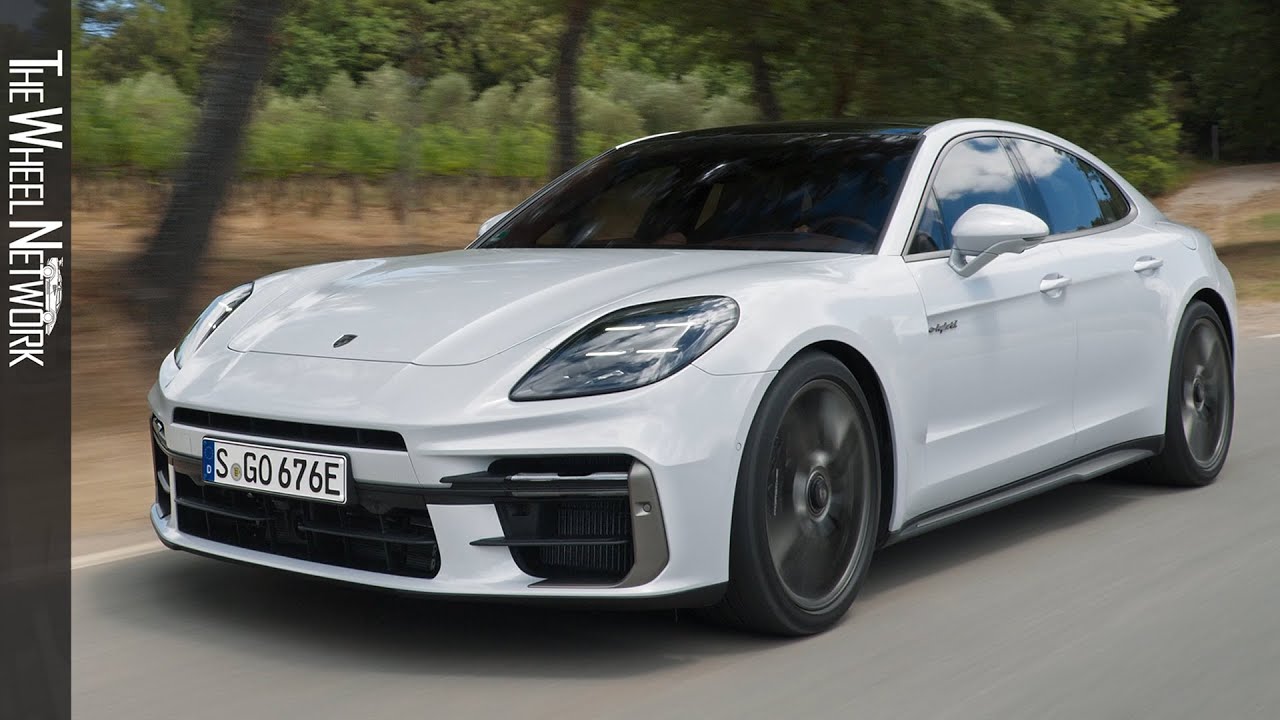 2025 Porsche Panamera Turbo S E-Hybrid | Ice Grey Metallic | Driving, Interior, Exterior [4K]