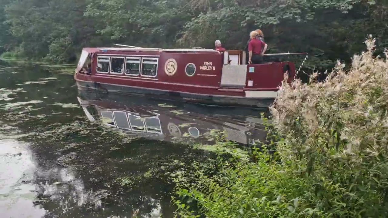 John Varley 2 Canal boat on The Chesterfield Canal.  14th September 2025