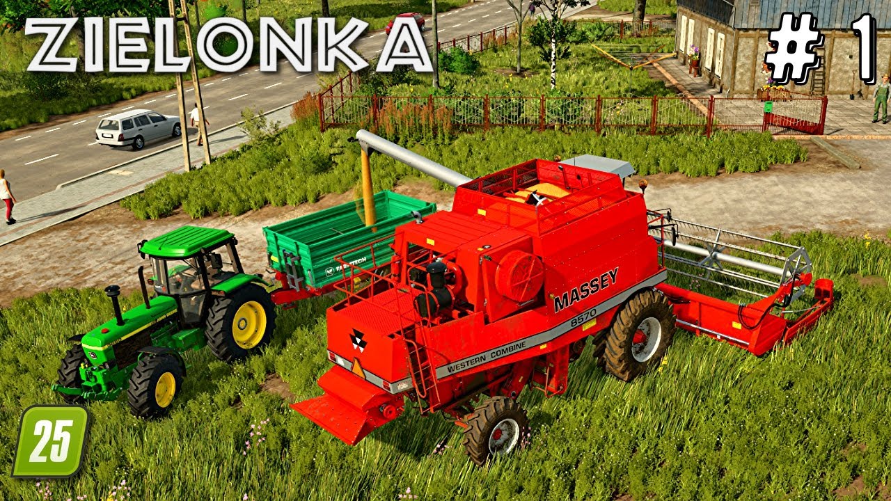 Farming Simulator 25 Zielonka Map Timelapse Ep #1 Mega Farm fs25 gameplay