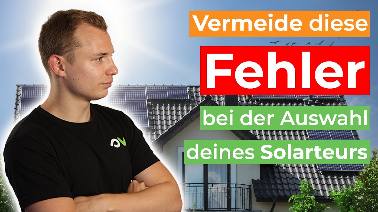 Fehler bei der Photovoltaik-Wahl: So verbrennen Kunden tausende Euro!