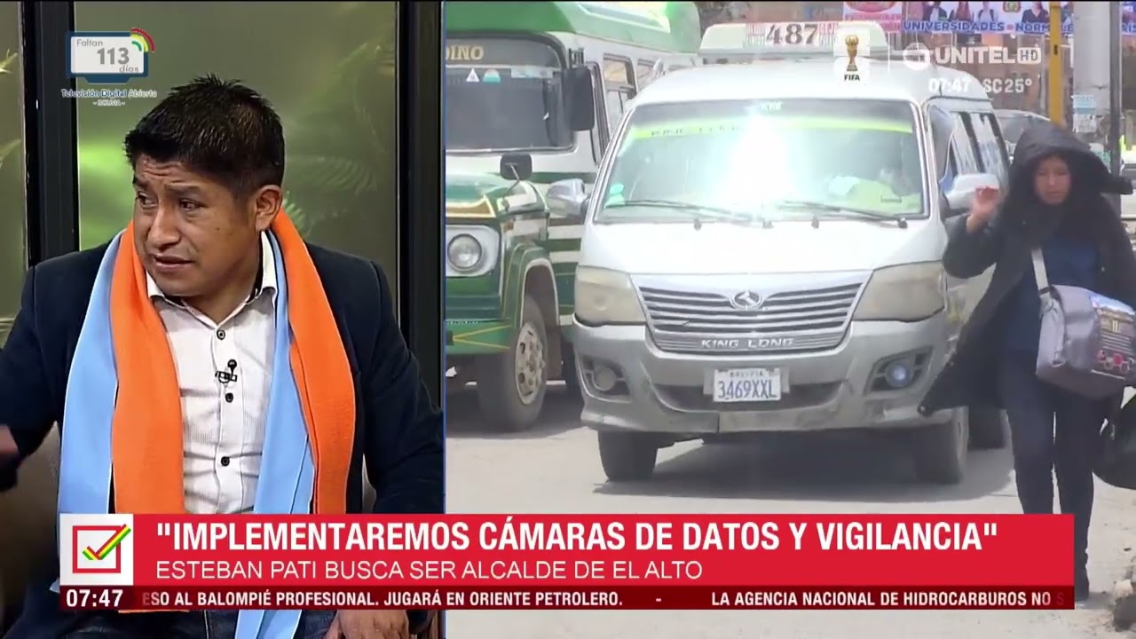 Con la IA, Esteban Pati quiere industrializar la basura y reforzar la seguridad en El Alto