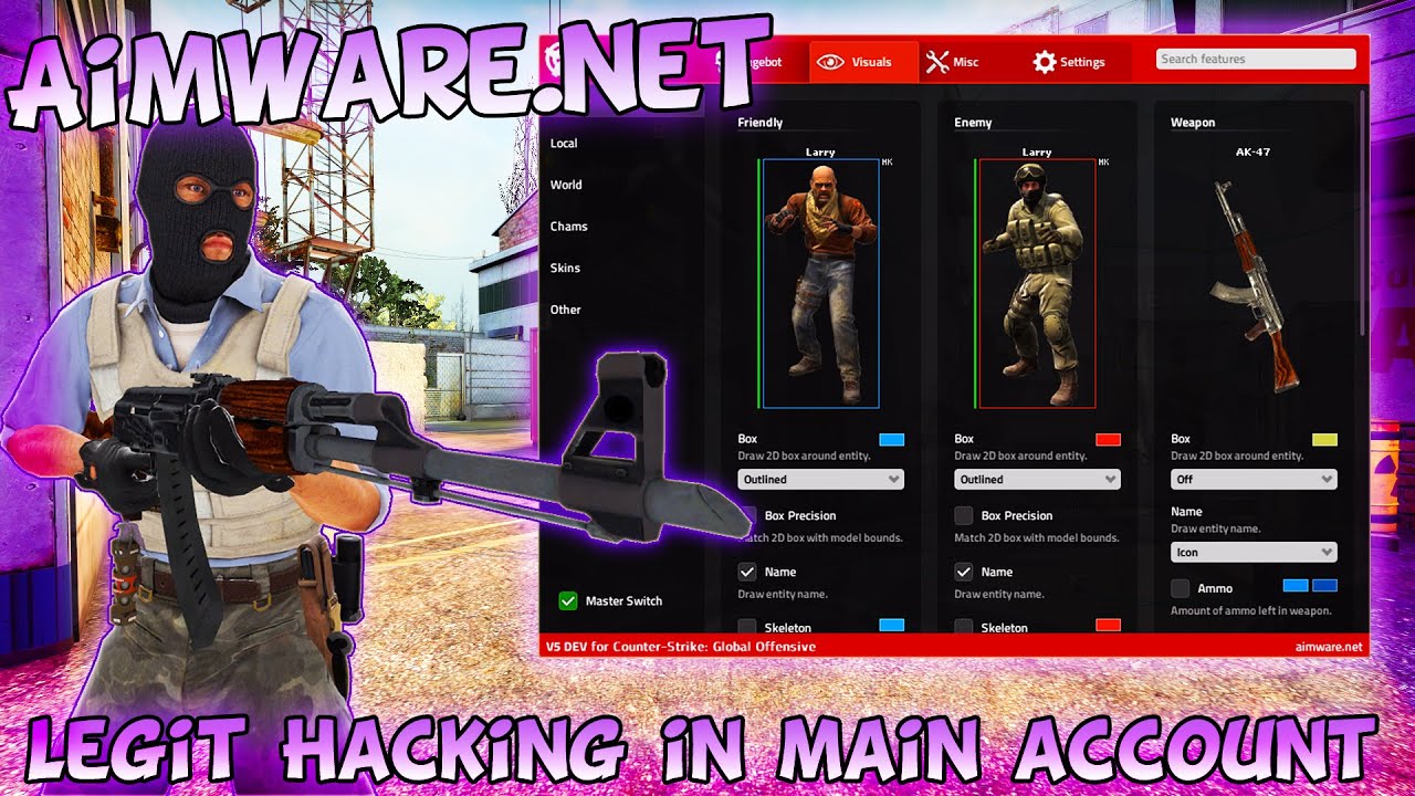 CSGO - Legit/Rage Hacking | Live Ft.Aimware