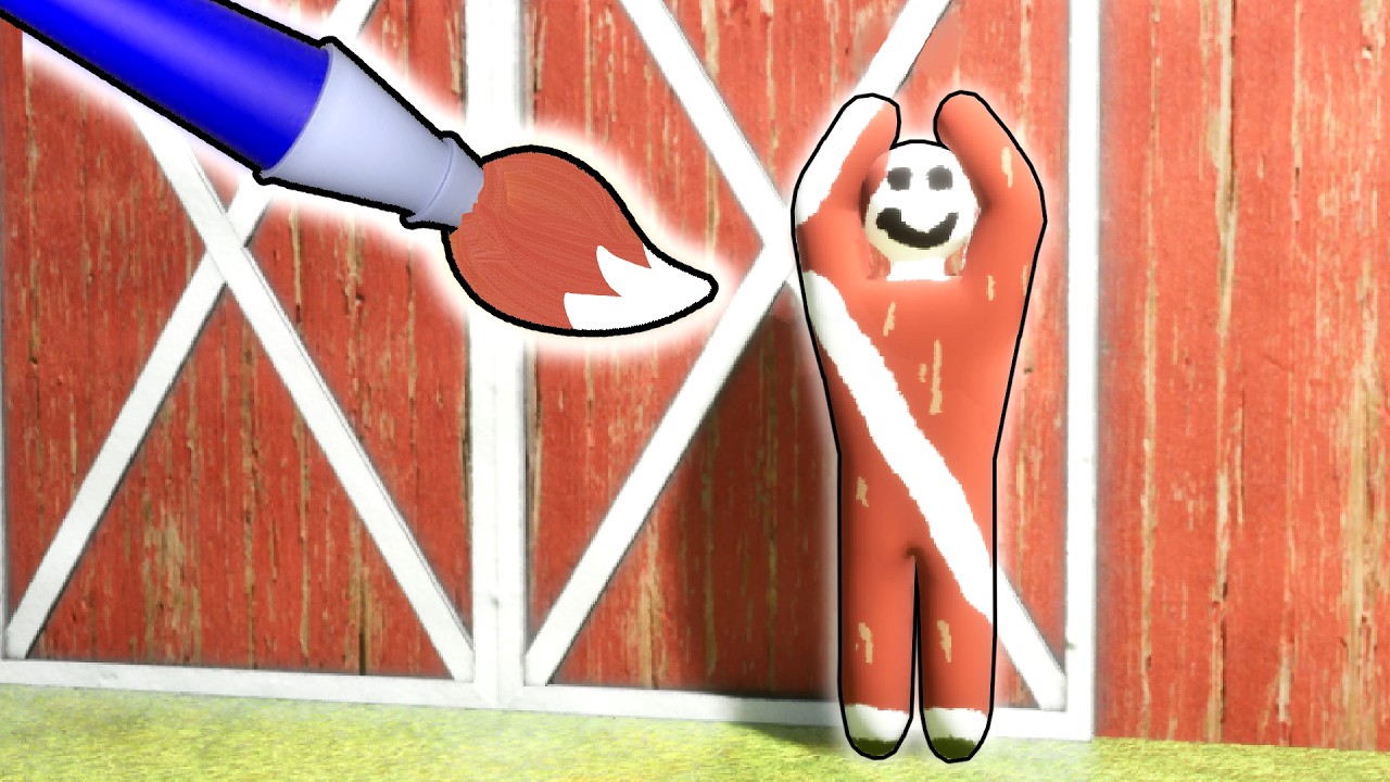 Painting Camouflage to Hide from my Friends in this NEW Game!