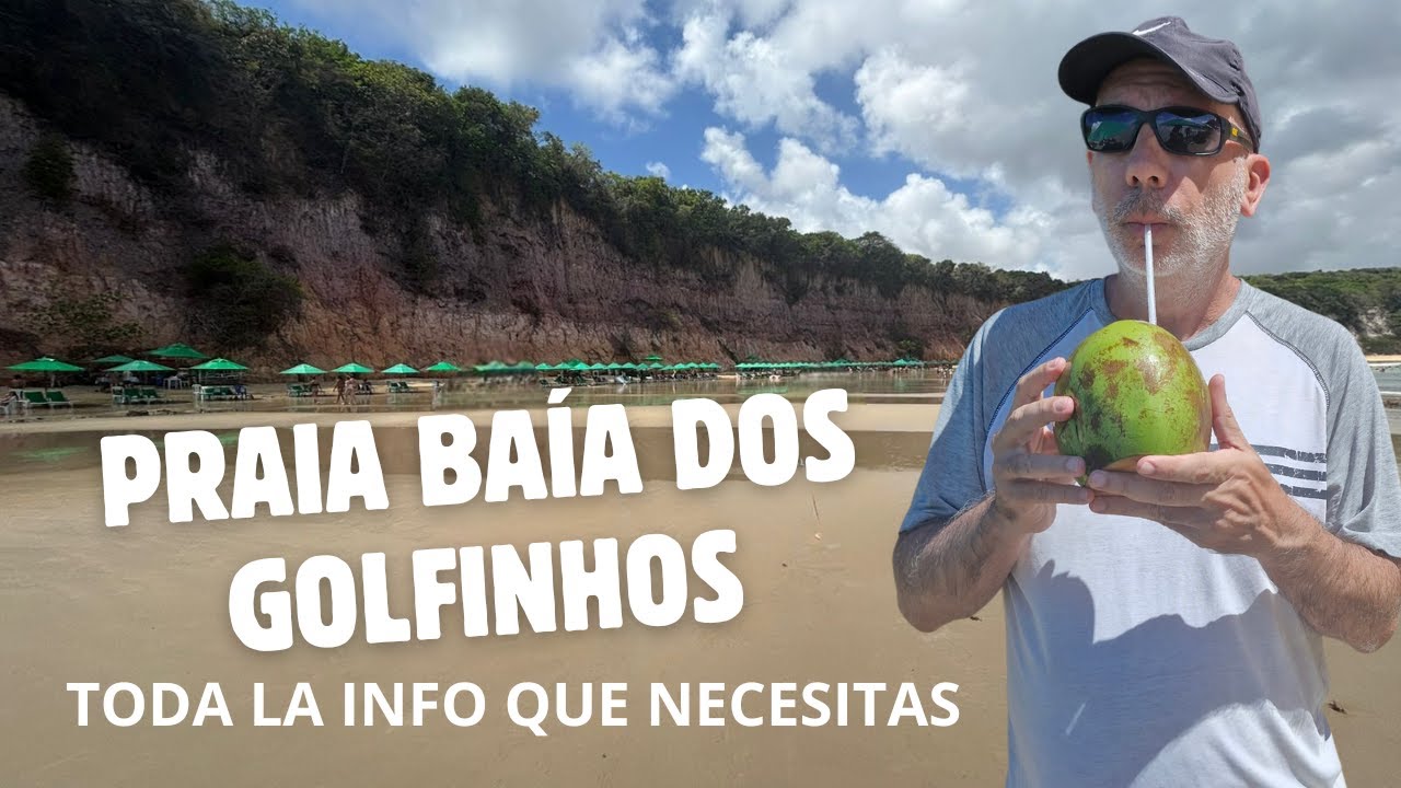 Praia Baia Dos Golfinhos, Pipa, Brasil. Si el cielo existe, quiero que sea así.