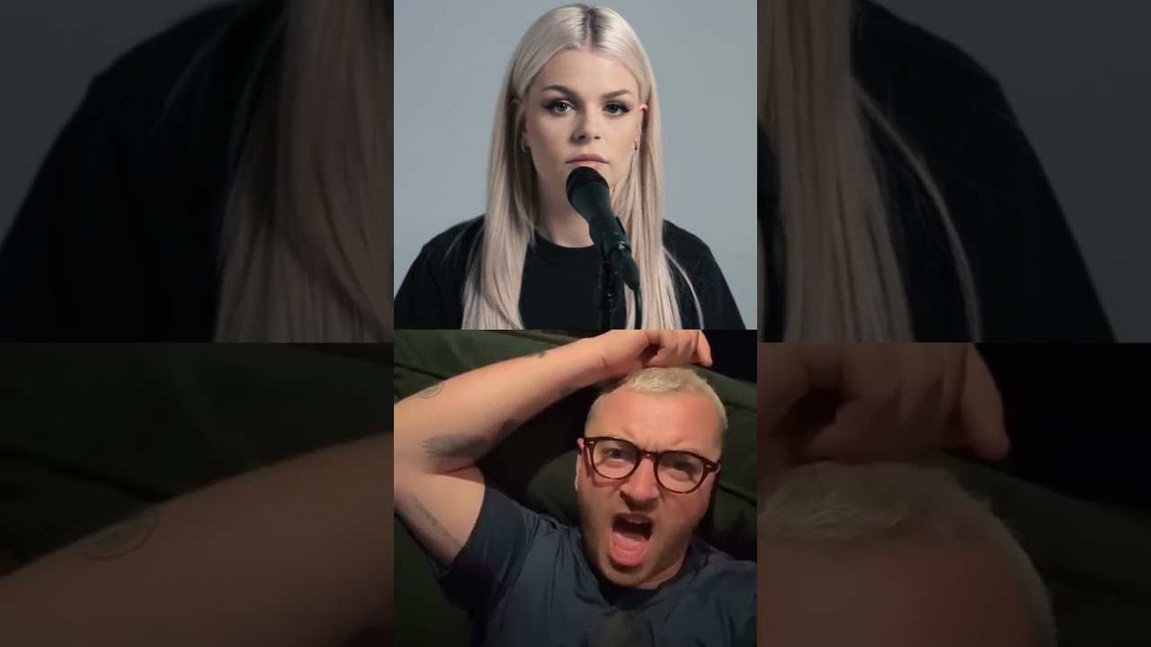Sam Smith when he listened to the Someone You Loved - Lewis Capaldi (Cover By_ Davina Michelle)