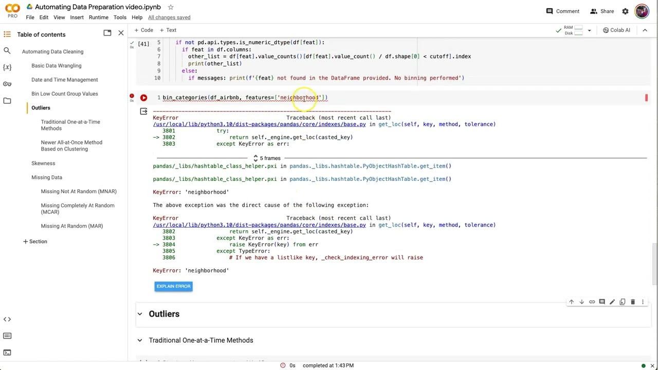 Python Data Science: Automating Cleaning: Bin Low Count Categorical Groups