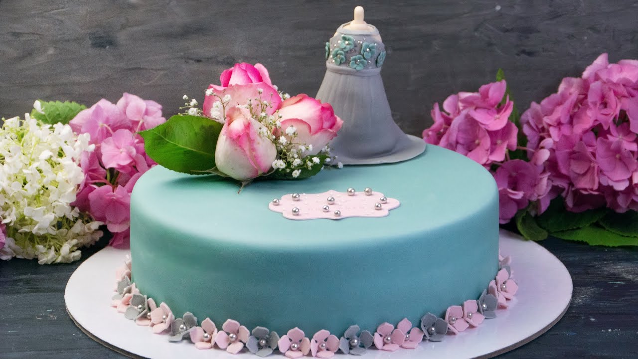 FONDANT TORTE BACKEN | Schoko Kirschtorte selber machen [zum Abi, Geburtstag o.Ä.] Geburtstagstorte